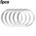 2024 Stainless Steel Universal Magnetic Metal Plate Ring For Magsafe Wireless Charg additional angle