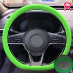 Silicone Steering Wheel Cover Soft Non-Slip close-up view