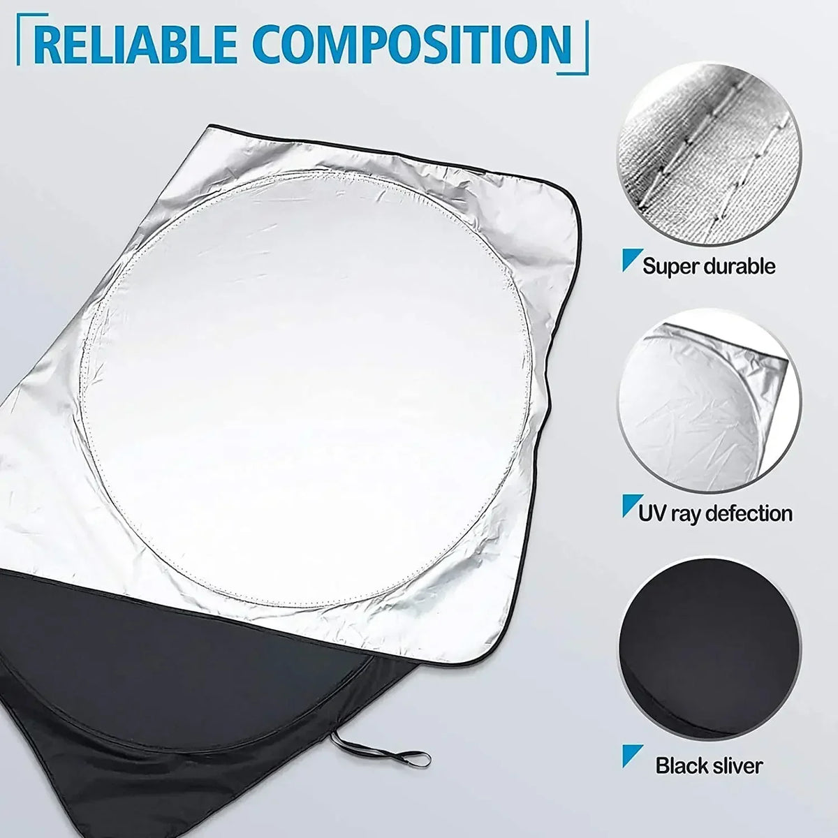 Car Windshield Sun Shade Folding Parasol lifestyle view