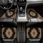 4Pcs Bohemian Car Floor Mats Anti-slip Heavy Duty Persian Carpet Dirty Resistant Car Decoration Car Floor Protector Rugs