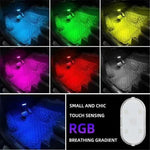 Wireless LED Car Interior Lights, USB Rechargeable Neon Accent Light close-up view