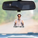 Car Air Freshener Paper Diffuser | Jasmine Scented Car Mirror Hanging Perfume detail view