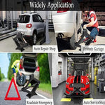 Hand Cranked Scissor Jack 08T 1T 2T Portable Labor Saving Car Jack Car Repair Tire additional angle