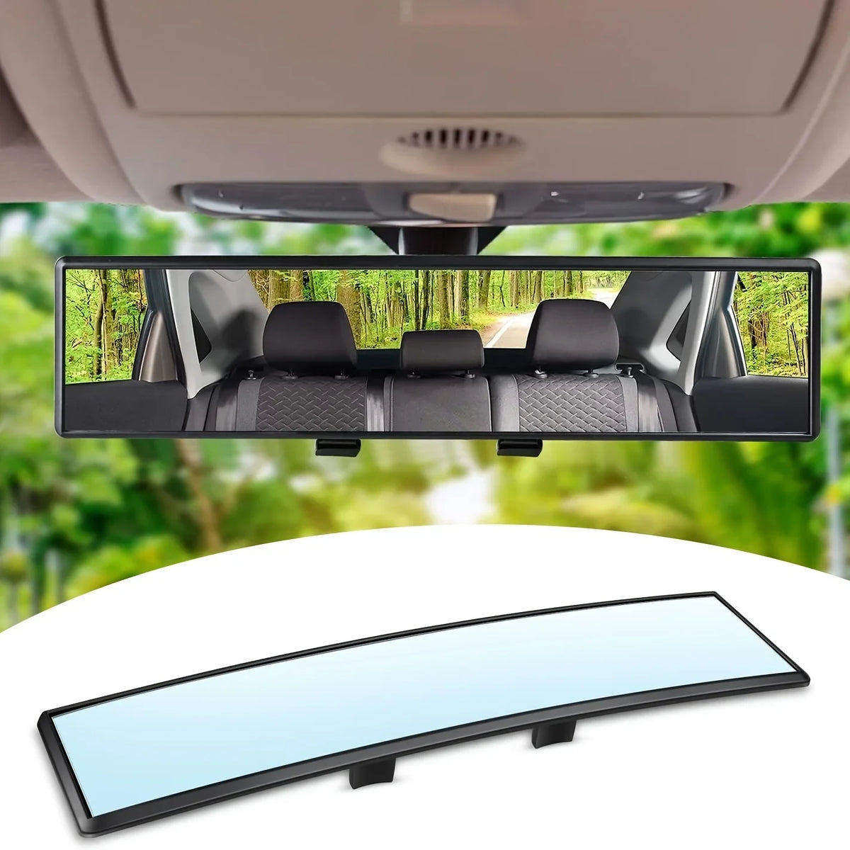 Auto Anti glare Wide Angle Convex Rearview Mirror Car Interior Rear View Baby Child Seat Watch Blue Sun Visor Goggle Safety