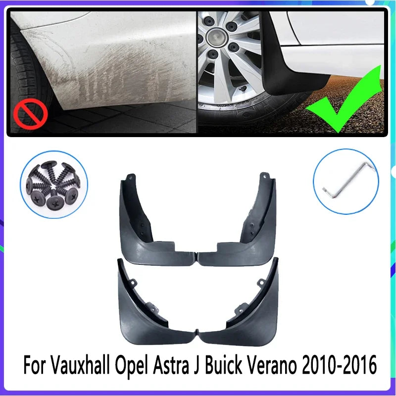 4 PCS Car Mud Flaps for Opel Vauxhall Astra J Buick Verano 2010~2016 Mudguard Splash Gua detail view