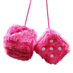6cm Multicolor Plush Dice Pendant Car Hanging Ornament