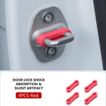 4pcs Car Door Shock Absorber Universal Car Door Buckle Soundproof Deadener Damper Cus alternate view