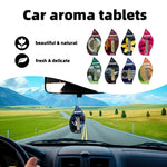 Car Air Freshener Natural Tea Fragrance | Vehicle-Mounted Hanging Vanilla Scent Water Dr detail view