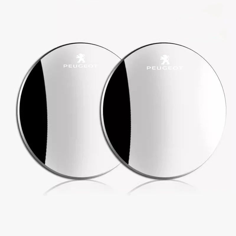 360° Car Rearview Mirror Small Round Blind Spot Mirror | Peugeot All Series Auto Acce alternate view