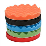 Car Polishing Sponge Pad Kit 5 Inch 6 Inch 7 Inch | 5 Pack Auto Waxing Buffing Pads f lifestyle view