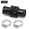 Black Water Temp Gauge Radiator Temperature Water Temp Joint Pipe Sensor 18MM 20MM 22MM 24MM Hose Adapter