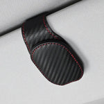 Universal Car Auto Sun Visor Eyeglass Hanger Clip Leather Glasses Holder Magnetic Mul alternate view