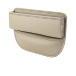 PU Leather Car Seat Gap Organizer Box – Multifunctional Driver Seat Storage with Char lifestyle view