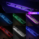 New LED Welcome Pedal Car Scuff Plate Pedal Door Sill Pathway Light For Ford ST Lin additional angle