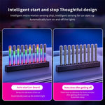 Sound Control Pickup Light Dynamic Gradient RGB Ambient Light Universal Car Air Vent D close-up view
