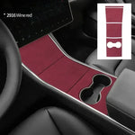 For Tesla Model 3 2017-2020 Car Central Console Gear Shifter Panel Modifed Decorative Cover Pad Sheath Shell Sticker