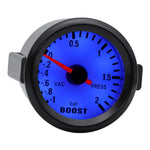 AD Universal 52mm Bar Blue Led Light Pressure Turbo Boost Gauge Meter With Sensor, Holde detail view