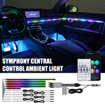 Universal Symphony Car Ambient Lights | LED Interior RGB Streamer Atmosphere Lamp
