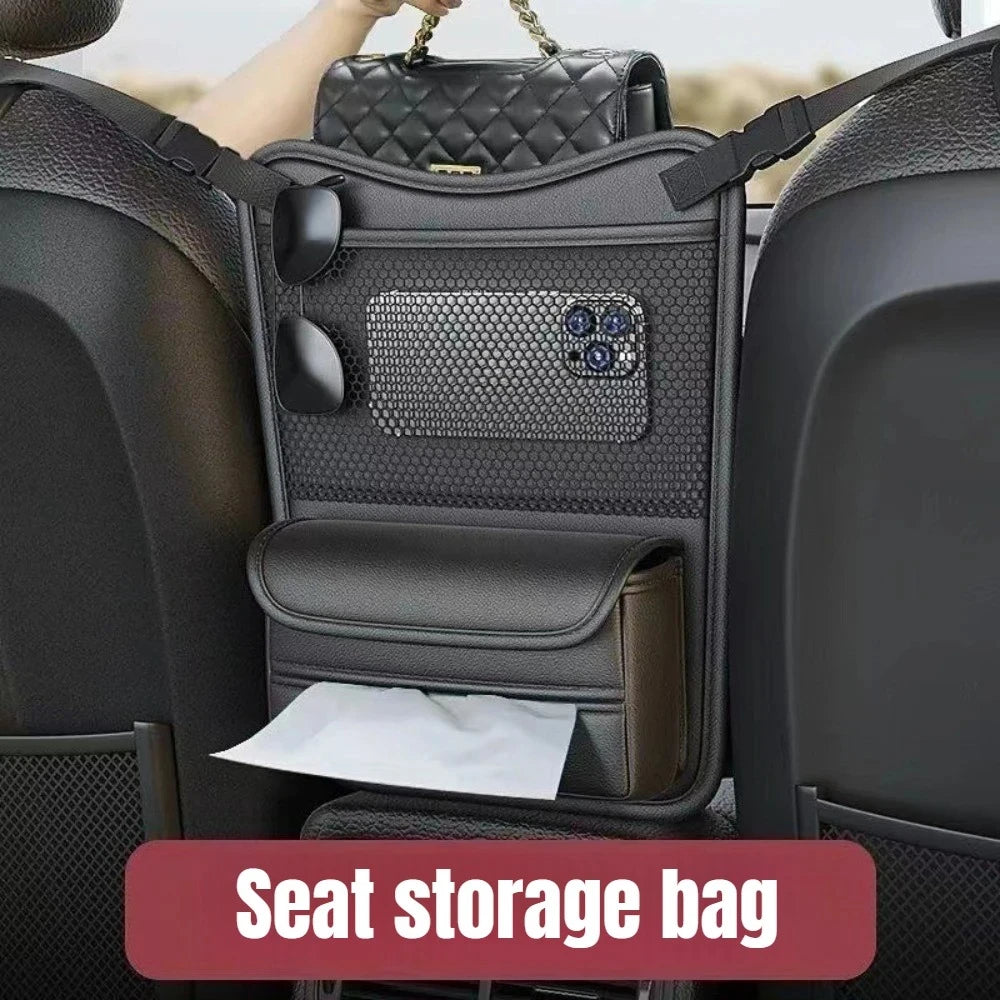 Between Seats Car Storage Pocket Organizer Black alternate view