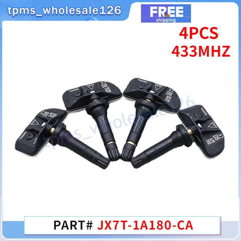 4PCS Car Tire Pressure Monitor Sensor TPMS 433MHz | For Ford Explorer Focus IV Kuga S-Max Transit