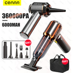 CENRR 360000PA Cordless Car Vacuum Cleaner | Strong Suction Handheld Vacuum