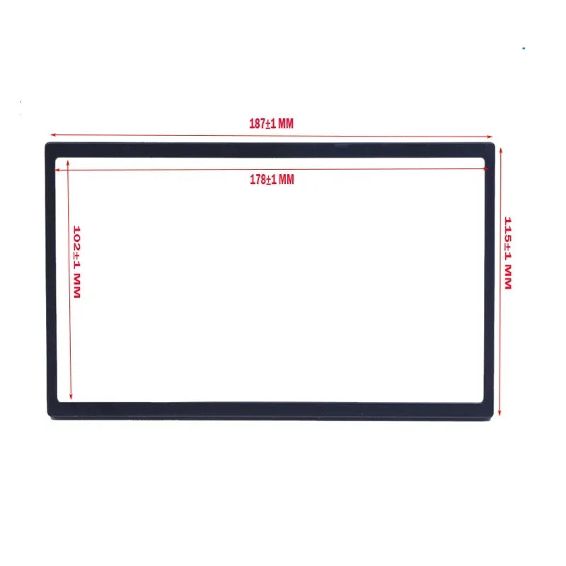 Universal 2 Din 100 MM/3.94 Inch Frame Car Radio MP5 Player Installation Accessories Automobile Interior Multimedia Accessory