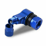 2PCS CNC Motorcycle 90 Degree Angle Valve Stems | Aluminum Tubeless Tire Pressure Che alternate view