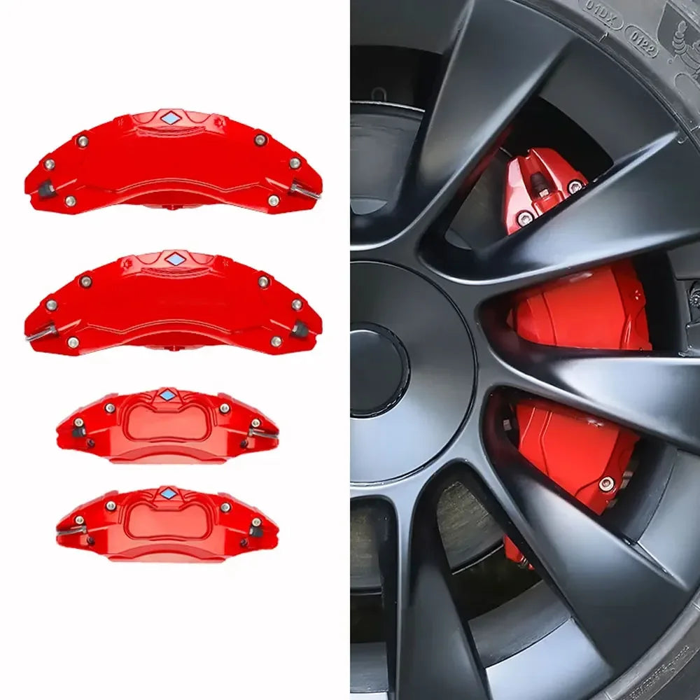 4Pc Brake Caliper Cover for Tesla Model 3 Y | Aluminum Alloy Car Modification Accesso alternate view