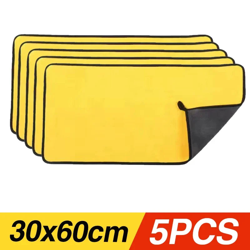 Heavy Duty Microfiber Car Wash Towels | Absorbent Lint Free Cleaning Cloths detail view