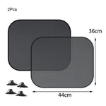 Car Sun Shade Covers 2 Pack Rear Window Folding Sunshade additional angle
