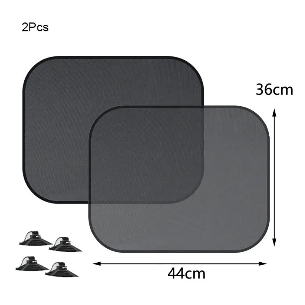 Car Sun Shade Covers 2 Pack Rear Window Folding Sunshade additional angle