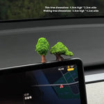 2/3/4Pcs Natural Green Fortune Wishing Tree Fresh Odorless Large Size Car Dashboard Deco detail view