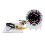 52mm 12V Car Gauge Set | Water Temp Oil Temp Oil Press Voltmeter Tachometer RPM Air additional angle