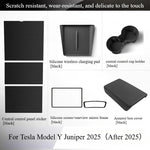 For Tesla Model Y Juniper 2025 Center Console Organizer Set | Interior Storage Access lifestyle view
