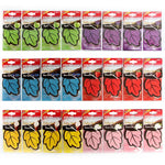 Car Air Freshener Natural Scented Tea Paper Auto Hanging Leaf Shape One-piece Car Decoration Perfume Tablets Freshener 48PCS