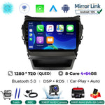 Android 16 Car Radio for Hyundai Santa Fe 2013-2017 | GPS Navigation Stereo close-up view