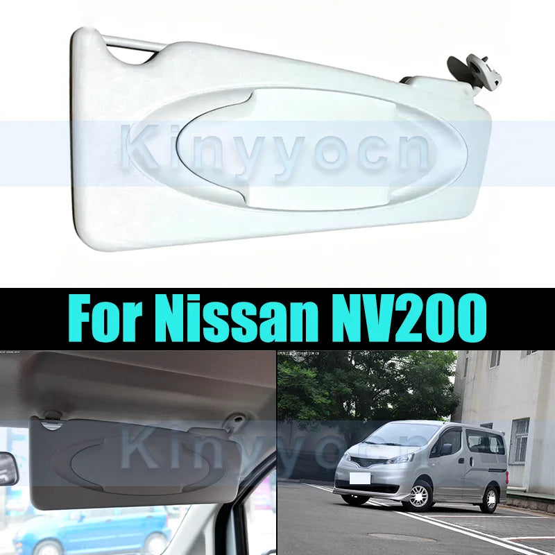 Car Sun Visor Sunshade For Nissan NV200 Side Shade Sunvisor With Mirror Sunshade Cover Shade Interior Sunshade
