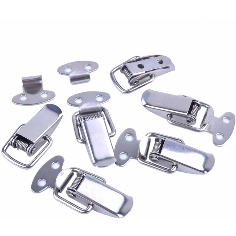 6/12PCS Toggle Latches Spring Loaded Clamp Clip Case Box Latch Catch Toggle Tension Lock detail view