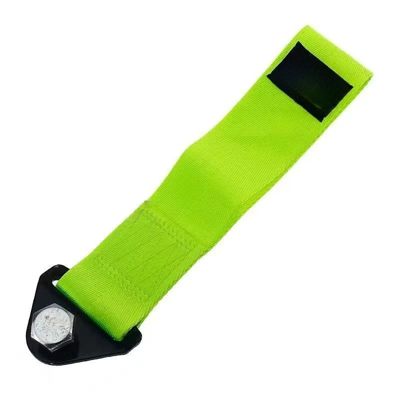 26cm Nylon Tow Strap | High-Strength Car Racing Tow Rope for Towing and Recovery close-up view