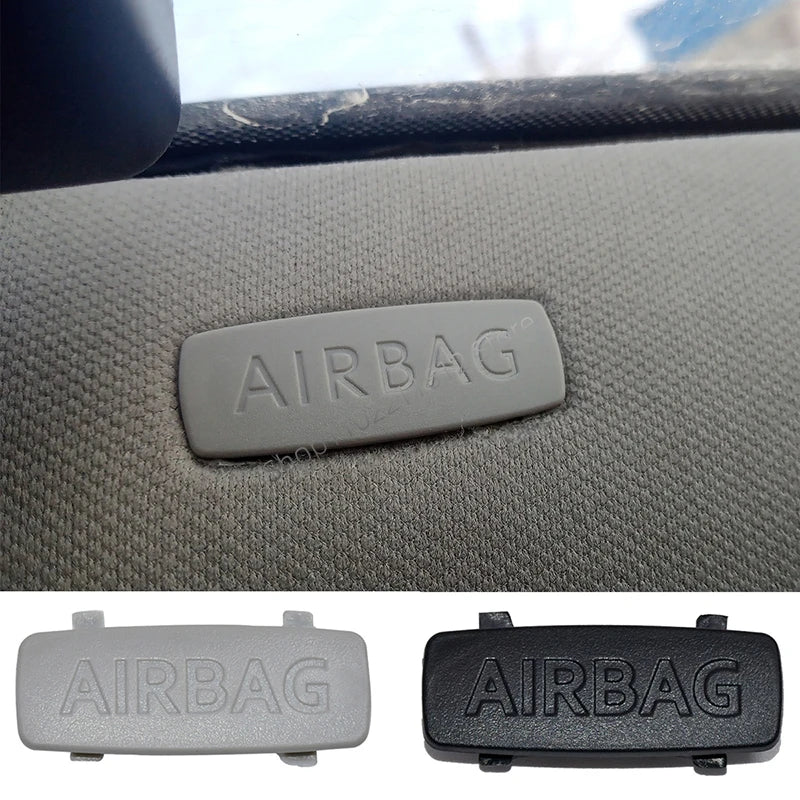 Car A B C Pillar AIRBAG Badge Trim Cover Cap Replace for VW Jetta Golf Caddy Passat CC Polo Arona At