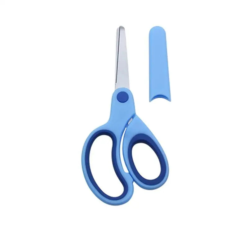 Left Handed Scissors Stainless Steel Colorful Cute Design For Students Children Off additional angle