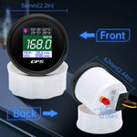 AD 52mm 12V 24V Digital GPS Speedometer TFT Screen | Trip ODO Mph Knot Km/h GPS Anten alternate view