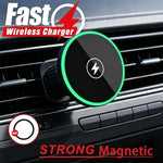 Magnetic Wireless Car Charger LED Phone Mount alternate view