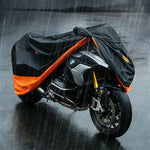 For KTM Ready to Race Adv Duke 390 690 790 890 1190 Rc Motorcycle Cover Thick 210D Wat close-up view