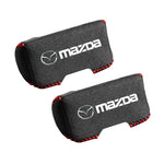 2Pcs Car Seat Belt Buckle Protector Cover for Mazda Models | Suede Accessories detail view