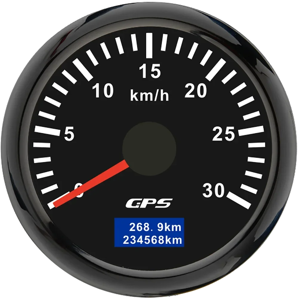 52MM Digital GPS Speedometer Gauge+Antenna Odometer 7 Color Backlight Universal for 12V 24V Car Boat Marine Motorcycle Yacht
