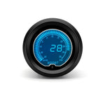 52mm Car Gauge Set | 7 Color LCD Digital Display Tachometer Boost Water Temp Oil Temp close-up view