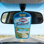 Fresh Ocean Breeze Fragrance, Bahamian Sea Breeze Scent, Five-Star Neutral Car Perfume and Non-Toxic Air Freshener |   Natural Essential Oils and Aromatherapy Scent Tablets (Noroili/Grapefruit/Cedar) |   Hanging Type and Dual
