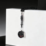 metal Car Mirror Rearview Pendant Auto Interior Decor Pendants Aluminum Wheel With Sh alternate view
