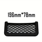 Car Storage Bag Nets Adhesive Auto Seat Organizer Door Side Net Pocket Multifunction 15- detail view